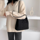 Woven Shoulder Bag For Women's Large Capacity Bucket Bag