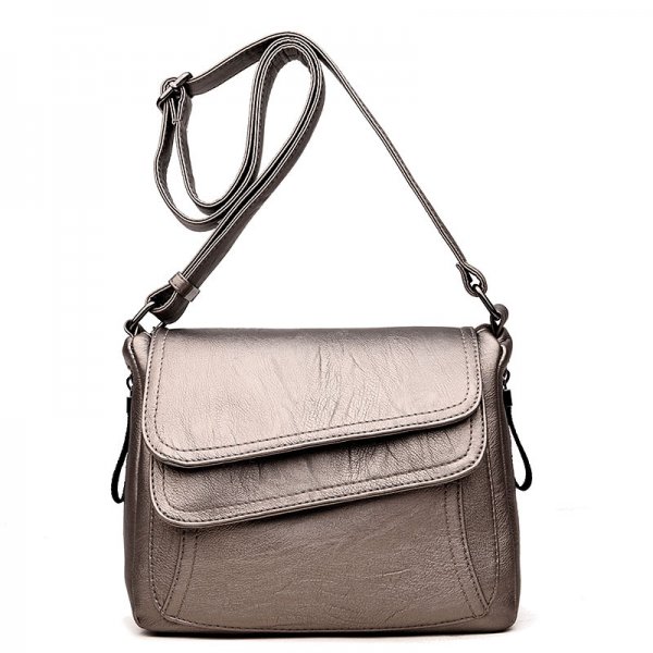 Shoulder bag soft leather messenger bag classic small square bag